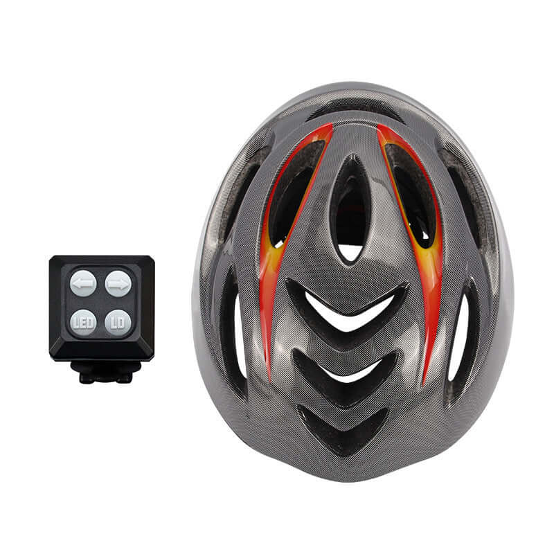 Bicycle helmet with led lights