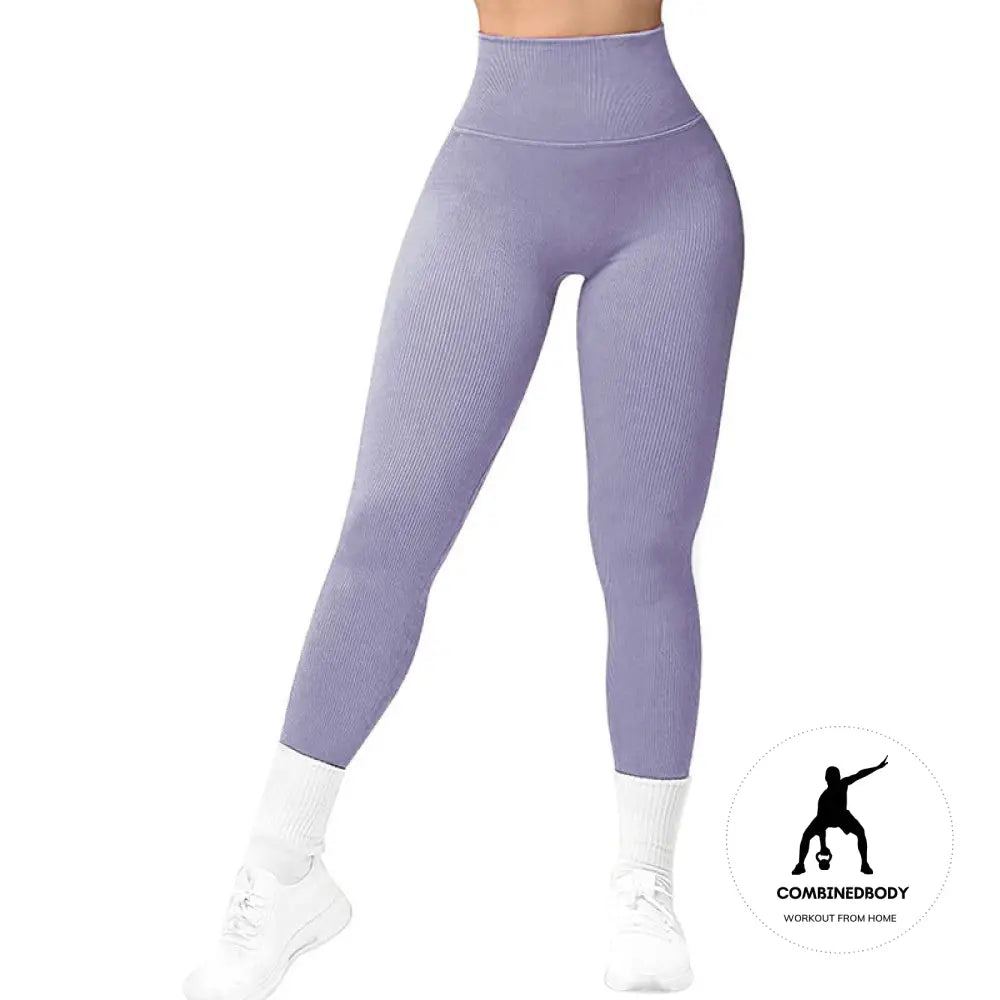 Peach seamless yoga pants