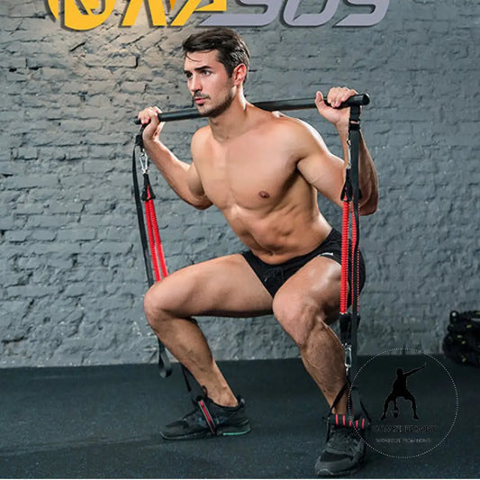 Resistance band trainer bar